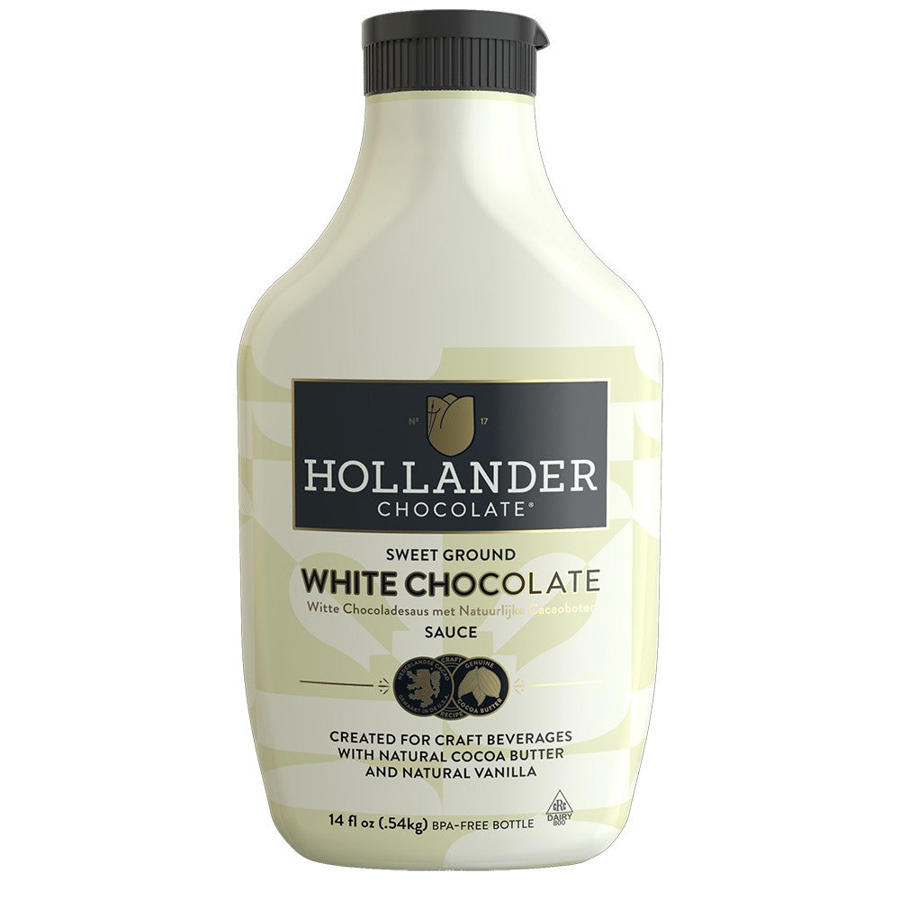 Hollander Sweet Ground White Chocolate Sauce (14 fl oz)