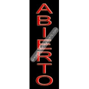 Abierto Neon Sign (24