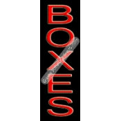 Boxes Neon Sign (24"x8"x3")