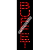 Buffet LED Sign (21"x7"x1")