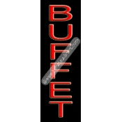 Buffet Neon Sign (24"x8"x3")
