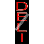 Deli Neon Sign (24"x8"x3")