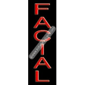 Facial Neon Sign (24"x8"x3")