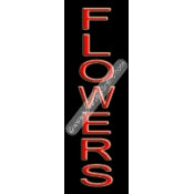 Flowers Neon Sign (24"x8"x3")