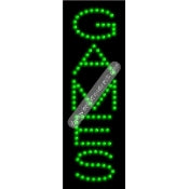 Games LED Sign (21"x7"x1")
