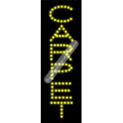 Carpet LED Sign (21"x7"x1")