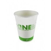 8 oz Karat Eco-Friendly Paper Hot Cups - 78mm, 1000pcs-case