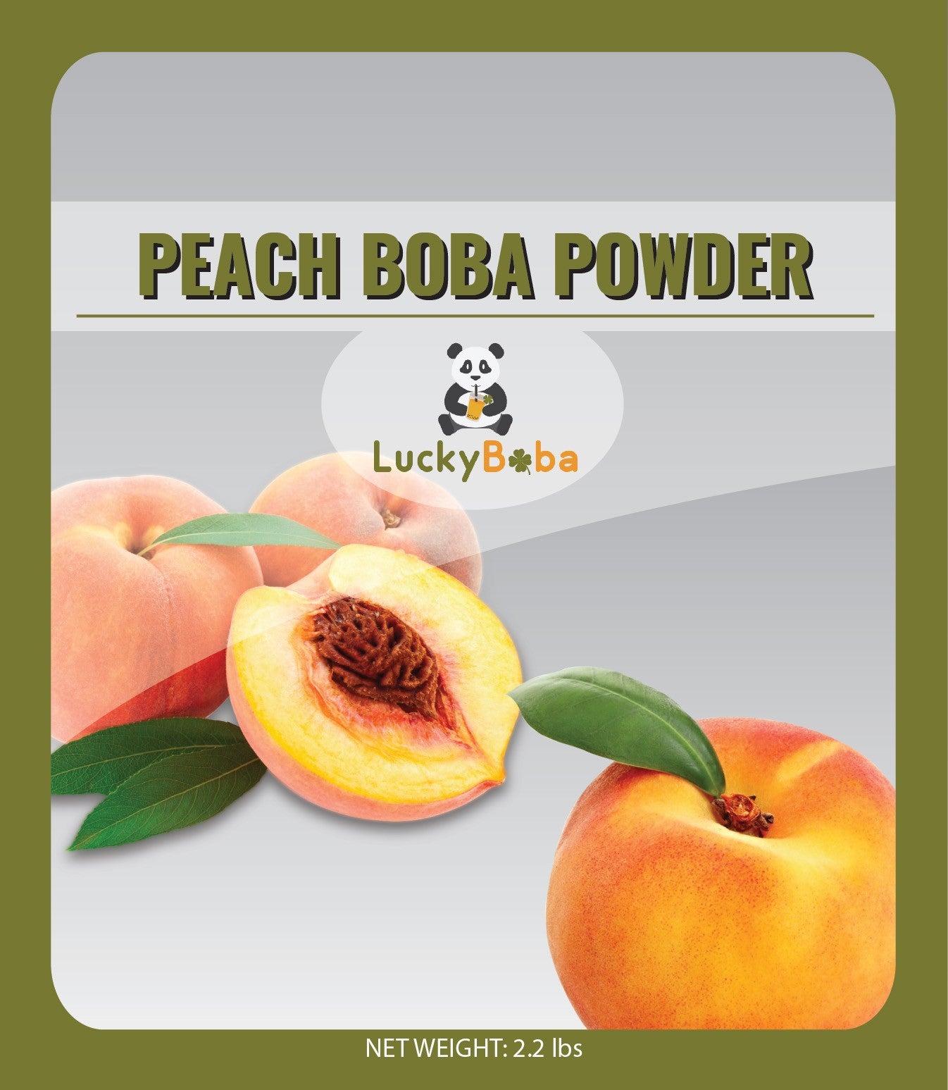 Peach Bubble Tea Powder
