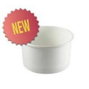 4oz Karat Paper Hot-Cold White Food Container - 76mm, 1000pcs-case