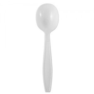 Soup Spoon, Extra Heavy-Weight-White (10-100)_PP 