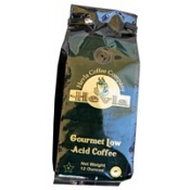 Hevla Low Acid Coffee (2 pack) - Gourmet Blend - WHOLEBEAN - DECAF - 2 x 12 oz.