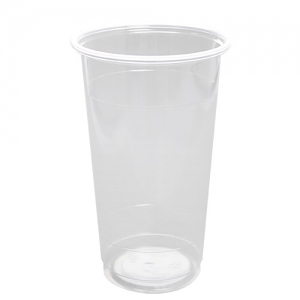 700cc (24oz) Clear PP Cups - Karat®, U-rim