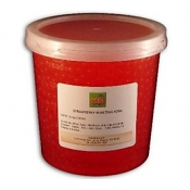 Strawberry Bursting Boba - (Case of 3 Tubs)