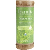 Teatulia 100% Organic Green Tea Mini Canister (Case)