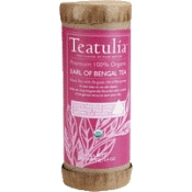 Teatulia 100% Organic Earl of Bengal Tea Mini Canister (Case)