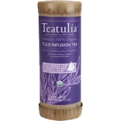 Teatulia 100% Organic Tulsi Infusion Tea Mini Canister (Case)