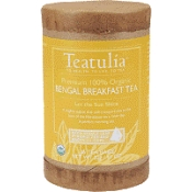 Teatulia 100% Organic Bengal Breakfast Tea (Case)