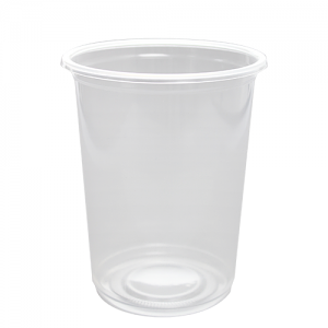 1000cc (34oz) Clear PP Cups - Karat®, 116mm