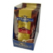 Ghirardelli Premium Double Chocolate Hot Cocoa: 90 Single Serve Packets in a CASE