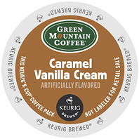 Green Mountain Coffee Caramel Vanilla Cream Kcups 24 count