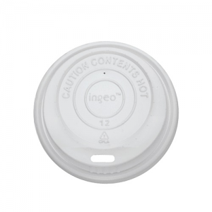 Karat Earth Compostable Sipper Dome Lids for 8oz cups