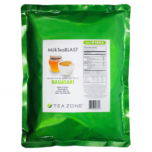 Tea Zone Milk Tea Blast - Nagasaki Savory Honey Green Tea Flavor (2.2lbs)