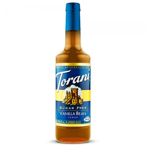 Torani Sugar Free Vanilla Bean Syrup 750mL