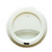 Sipper dome Lid For 10~24 oz Hot Cups (1000 pcs-ctn, White)