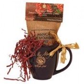 Jamaica Blue Mountain Coffee Mug and Coffee Beans