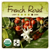 Organic French Roast - Whole Bean (1-lb)