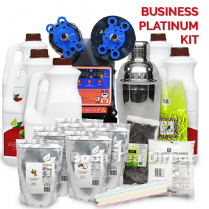 Boba Tea Direct - Platinum Deluxe Bubble Tea Kit with Equipment