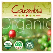 Colombia Cafe Organico Mesa de los Santos Organic Coffee - Espresso Grind (1-lb)