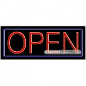 Open Neon Sign (13
