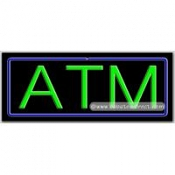 ATM Neon Sign (13" x 32" x 3")