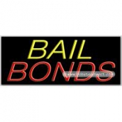 Bail Bonds Neon Sign (13" x 32" x 3")