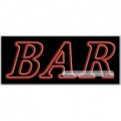 Bar Neon Sign (13" x 32" x 3")
