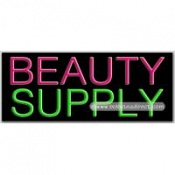 Beauty Supply Neon Sign (13" x 32" x 3")