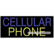 Cellular Phone Neon Sign (13