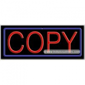 Copy Neon Sign (13
