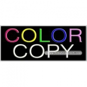 Color Copy Neon Sign (13
