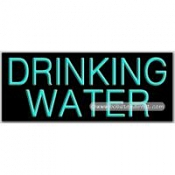 Drinking Water Neon Sign (13