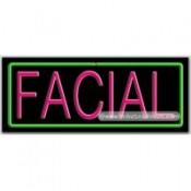 Facial Neon Sign (13" x 32" x 3")