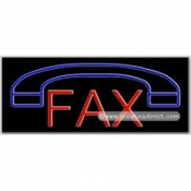 Fax Neon Sign (13