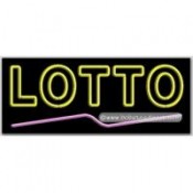 Lotto Neon Sign (13" x 32" x 3")