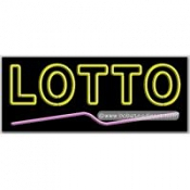 Lotto Neon Sign (13" x 32" x 3")