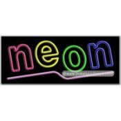 Neon Neon Sign (13" x 32" x 3")