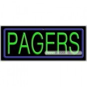 Pagers Neon Sign (13" x 32" x 3")