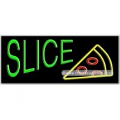 Slice, Logo Neon Sign (13" x 32" x 3")