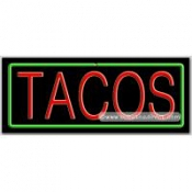 Tacos Neon Sign (13" x 32" x 3")