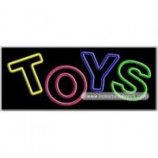 Toys Neon Sign (13" x 32" x 3")